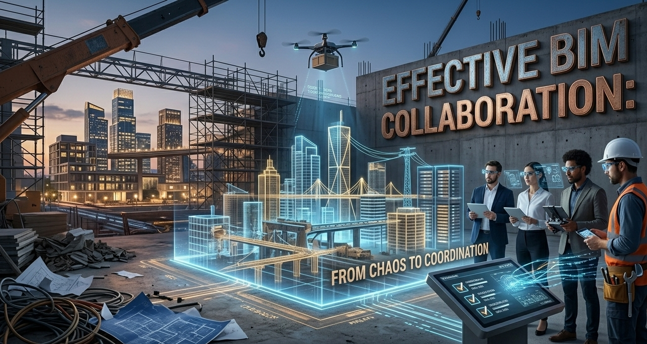 Colaboração BIM Eficaz: do Caos à Coordenação