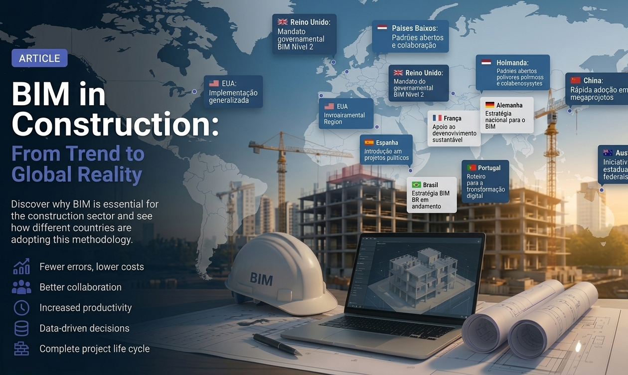 BIM na Construção: De Tendência a Realidade Global