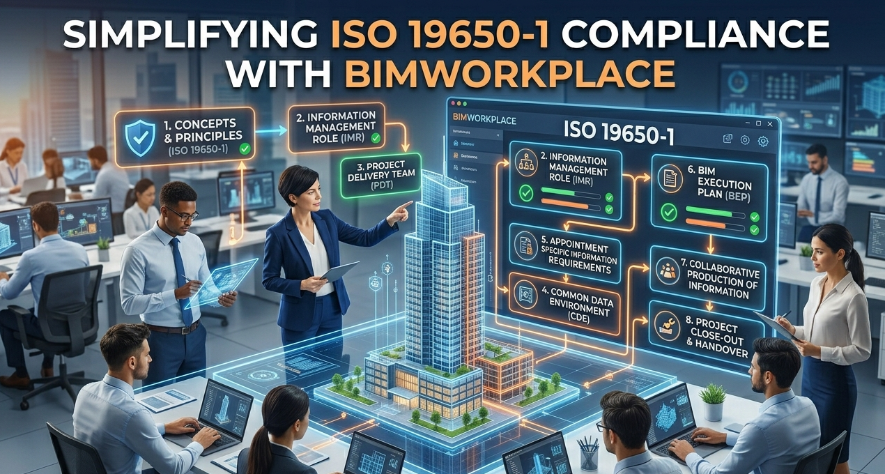 Simplificando a Conformidade com a ISO 19650-1 com o BIMWorkplace