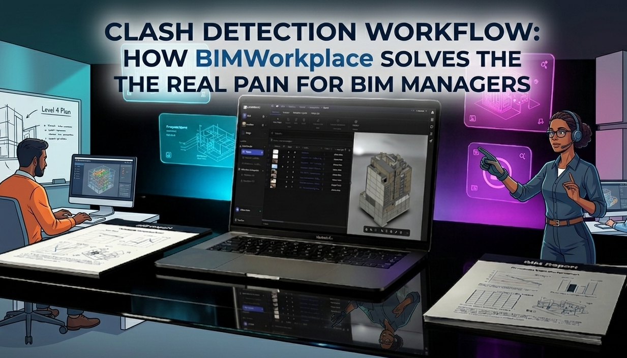Fluxo de Trabalho de Detecção de Conflitos: Como o BIMWorkplace Soluciona Dores Reais de Coordenação para Gerentes BIM